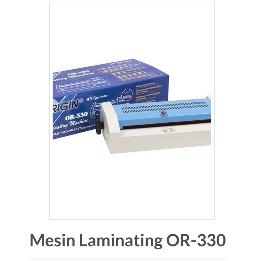 Origin Mesin Laminating A3 OR-330