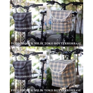 Tas Keranjang Depan Sepeda Lipat
