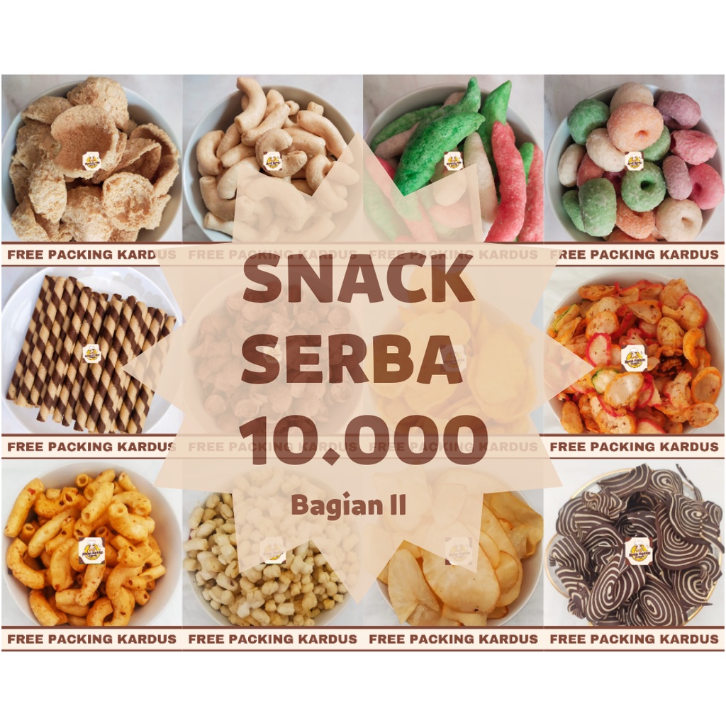 

SNACK KILOAN TERMURAH!! JAJANAN MAKANAN RINGAN / CEMILAN CAMILAN SERBA 10 RIBU