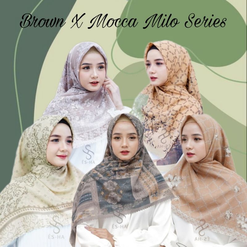 SEGIEMPAT DENAY KW PREMIUM/SEGIEMPAT VOAL PREMIUM MOTIF BROWN X MOCCA COKSU MILO DUSH SERIES