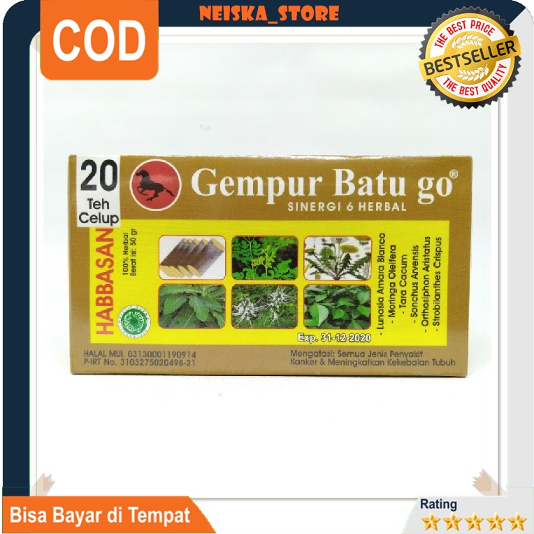 

Teh Celup Gempur Batu Go Isi 20 teh Teh Herbal Habbasan Gempur Batu Go Membakar Kolesterol Empedu Kanker