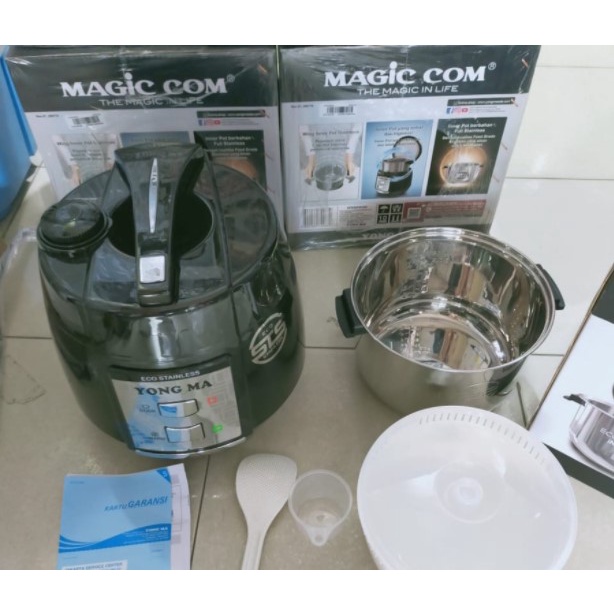 YONGMA Rice Cooker 2L Magic Com Stainless Pot SMC 4053 Yong Ma SMC4053