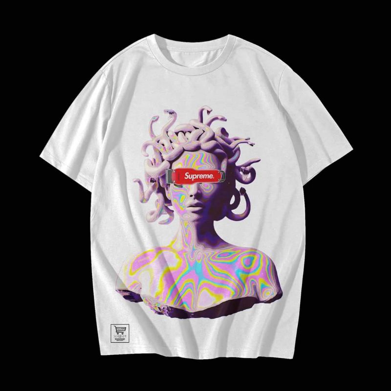 KAOS OVERSIZE MEDUSA WHITE