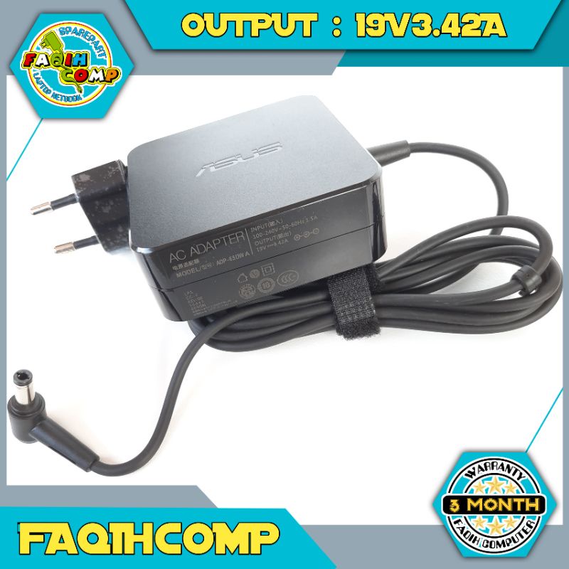 Charger Adaptor Original Laptop Asus A450 A450C A450CA A450CC A450VC 19V-3.42A