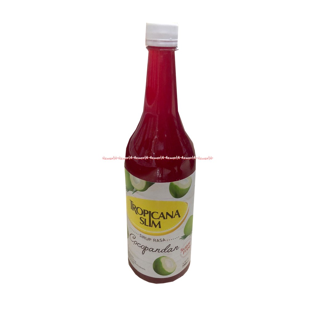 Tropicana Slim Syrup 750ml Flavour Orange Cocopandan Lychee Sugar Free Sirup Bebas Gula Syrup Cair Less Sugar Tropicanaslim Sirup Rasa Jeruk Kokopandan Leci Kemasan Botol 750 ml