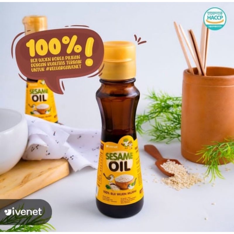 Ivenet Sesame Oil Minyak Wijen 75gr