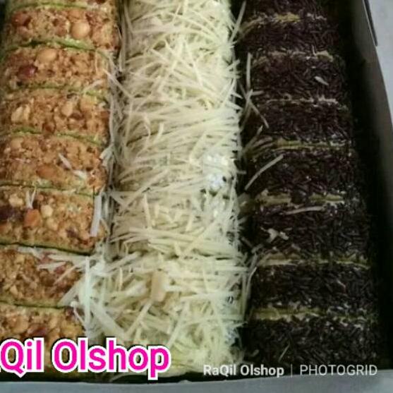 

FREE ONGKIR!Bolu tiga rasa bolu kacang, keju, coklat|RA7