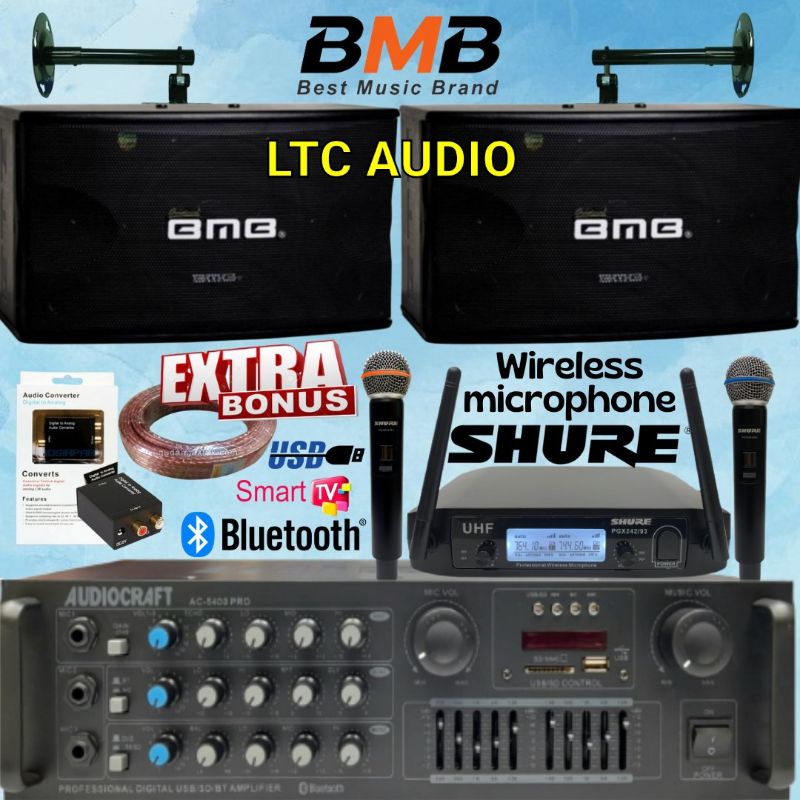 Paket Sound Karaoke BMB Set 10 Inch Original / Paket Sound System BMB ( BEST 3 )