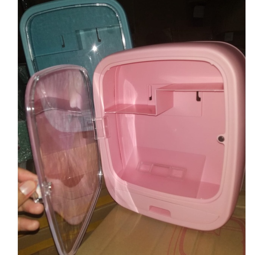 NEW COD (2300GR) Rak Kosmetik Gantung Oval/rak Tempat Make Up Organizer/Storage box/ Kotak Makeup Kamar Mandi Storage Tempel | Rak kosmetik dinding| rak skincare|tempat skincare LEMARIKAINJKT168