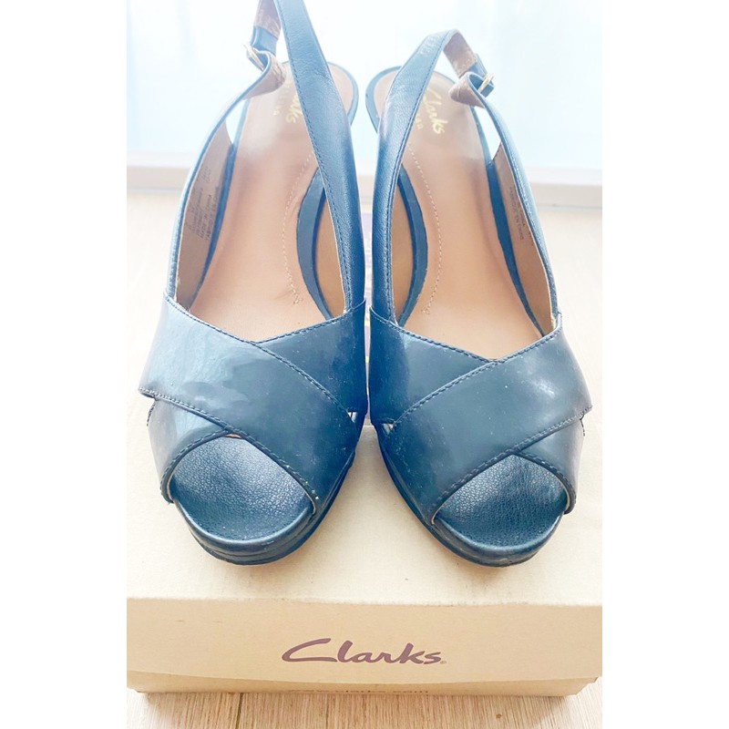 clarks original preloved sepatu hak wanita sz 38