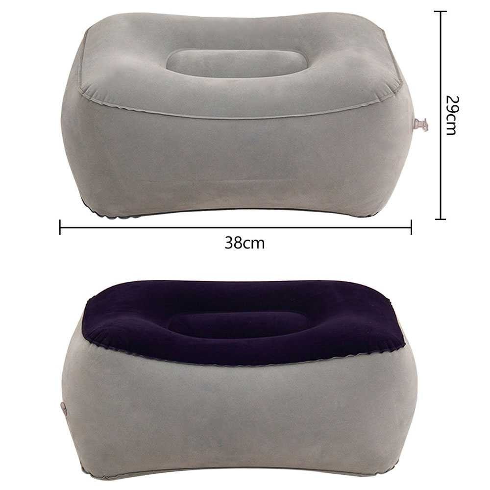 Best Seller ! VITORHYTECH Bantal Angin Kaki PVC Inflatable Relaxing Pillow - jj06114