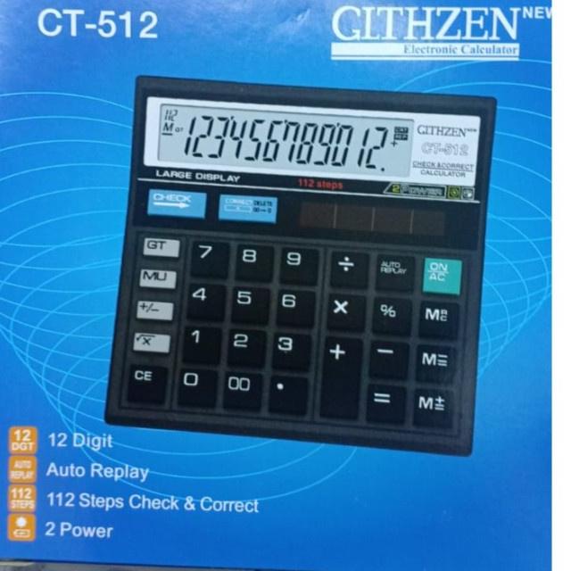 

Terbaru - Kalkulator CT 512 12 Digit - Calculator Check 시