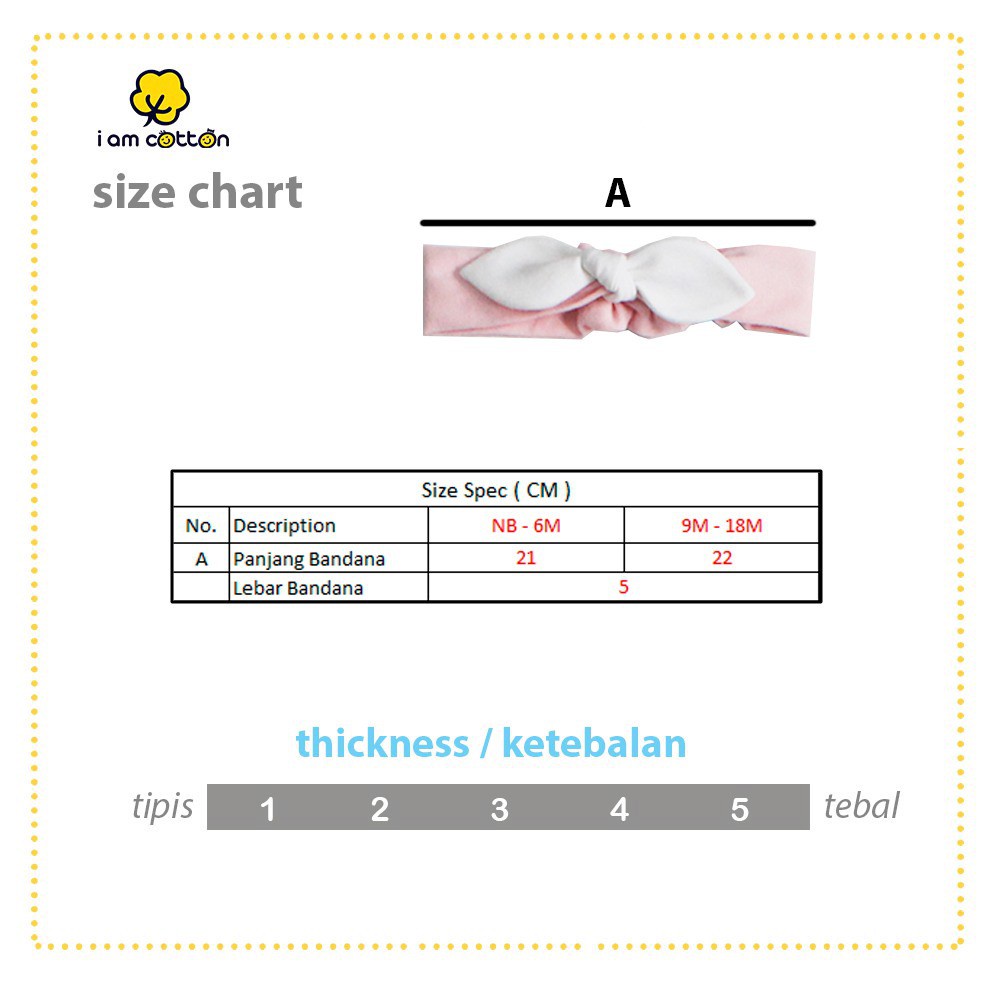 I am Cotton jumper pendek Collar Romper + Bandana - Baby Pink