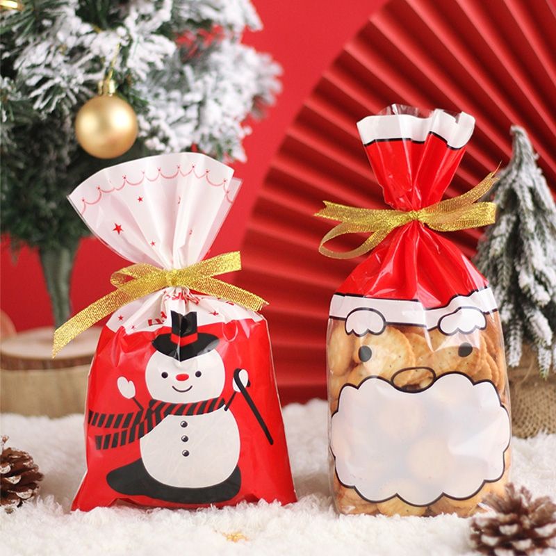 

Goddie bag Christmas plastik cookies hadiah natal 15x25 PS08