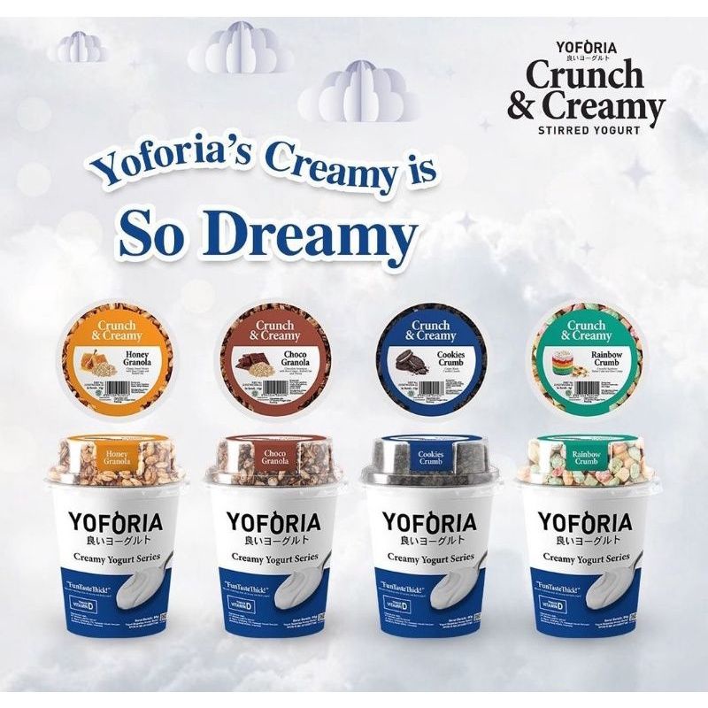 Yoforia - Yogurt Crunch & Creamy 90 gr