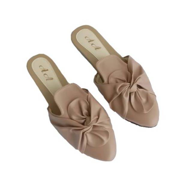  Sandal  pita  tan AA B01 TAN sandals  sendal pita  selop  