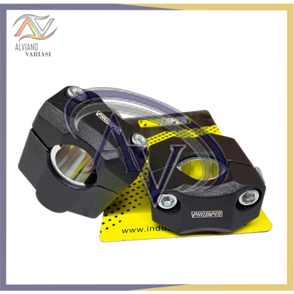 Raiser stang reser peninggi sambungan setang stir setir fatbar CNC universal