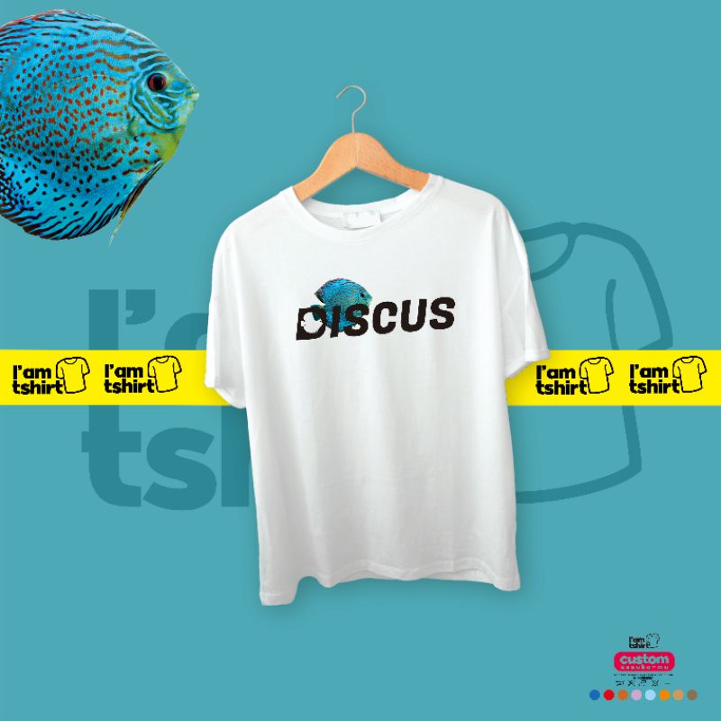 Kaos Brand ikan DISCUS kualitas terbaik COMBAD 30s