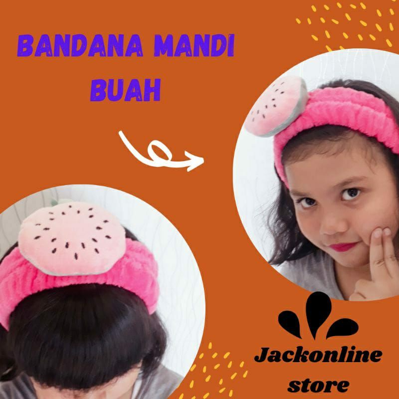 BANDANA BUAH  BANDANA MANDI BANDANA BUAH BULU