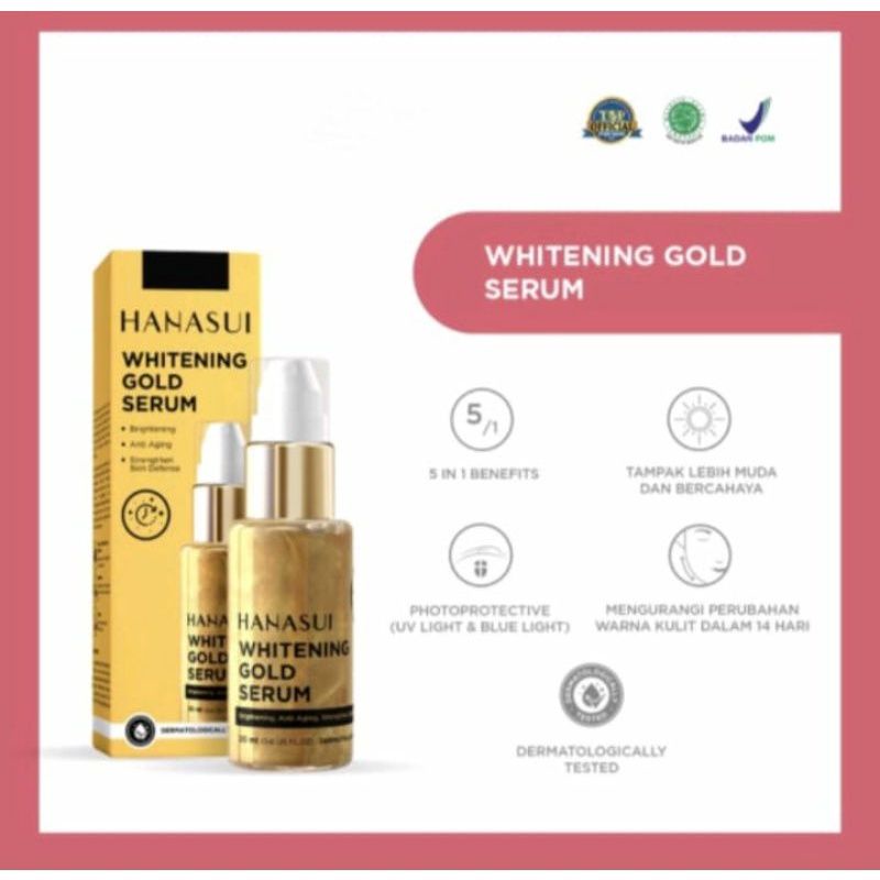 serum gold hanasui new