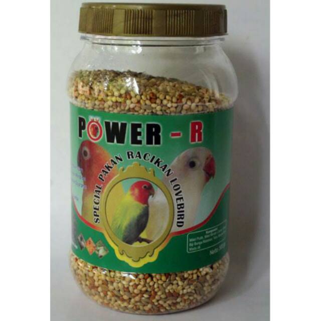 POWER R Spesial Racikan pakan MIX burung LOVEBIRD ke LOMBA