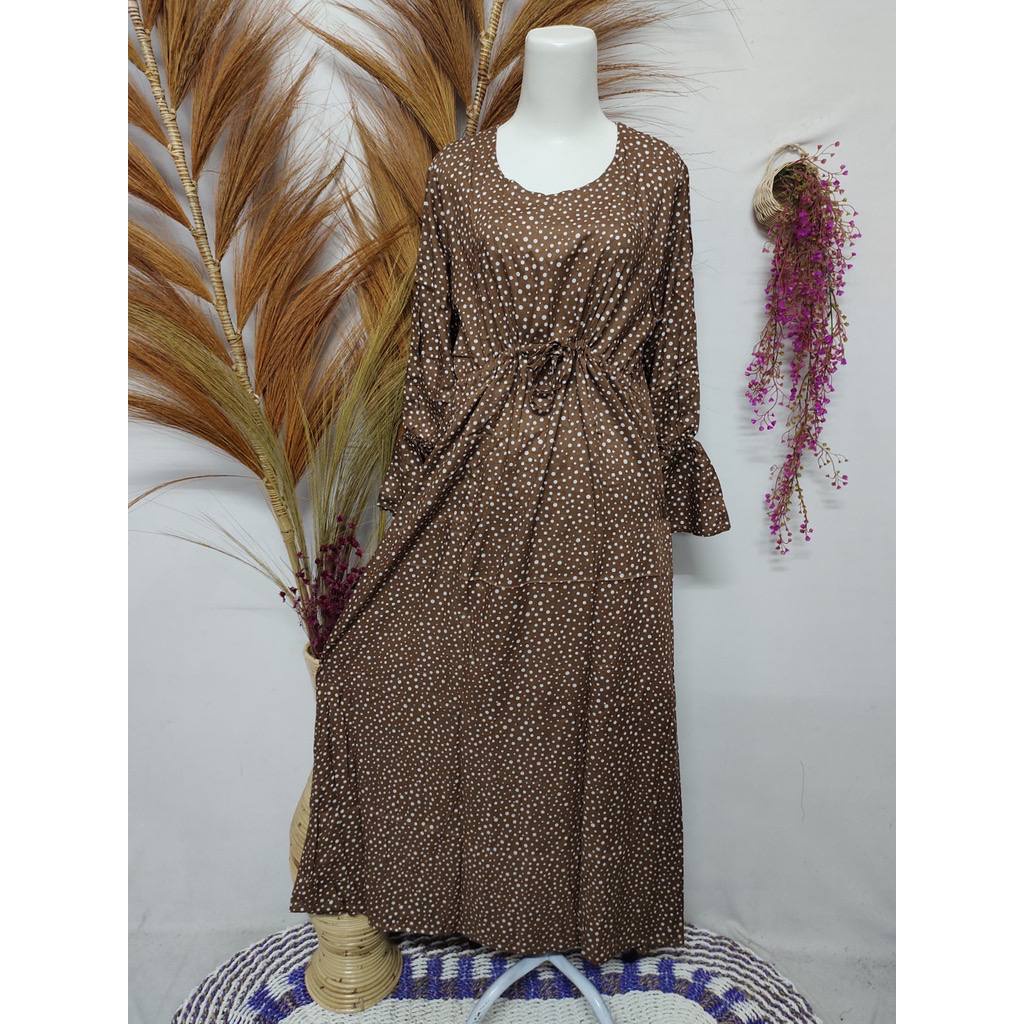 GAMIS SERUT ASIYAH JUMBO BIG SIZE XXL PANTAI RAYON BALI KEKINIAN WANITA DEWASA