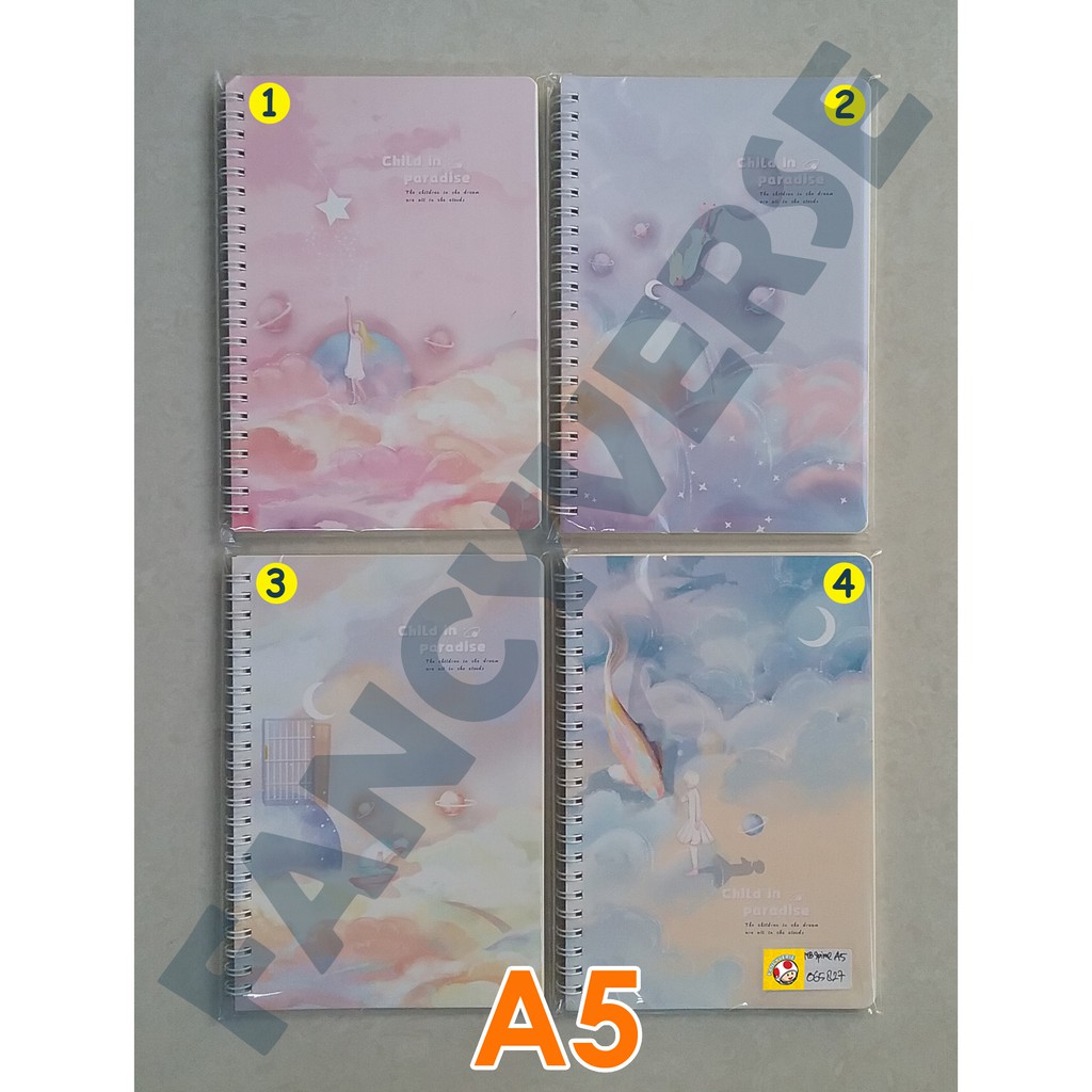 

Notebook Spiral A5 Cloud Sky 065827 / Agenda Diary Notes Buku Catatan