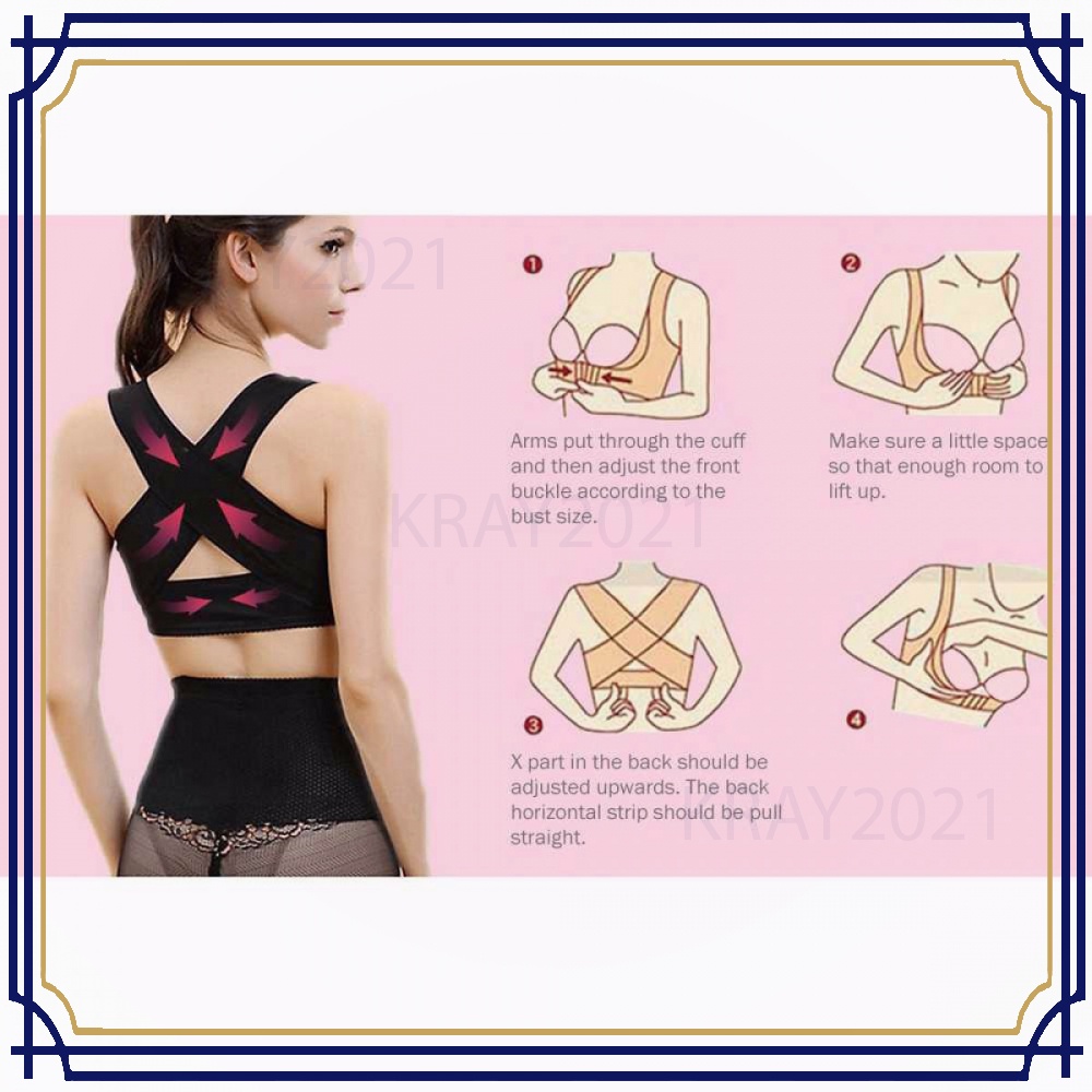 Korset Tali Body Harness Punggung Breast Support HT865