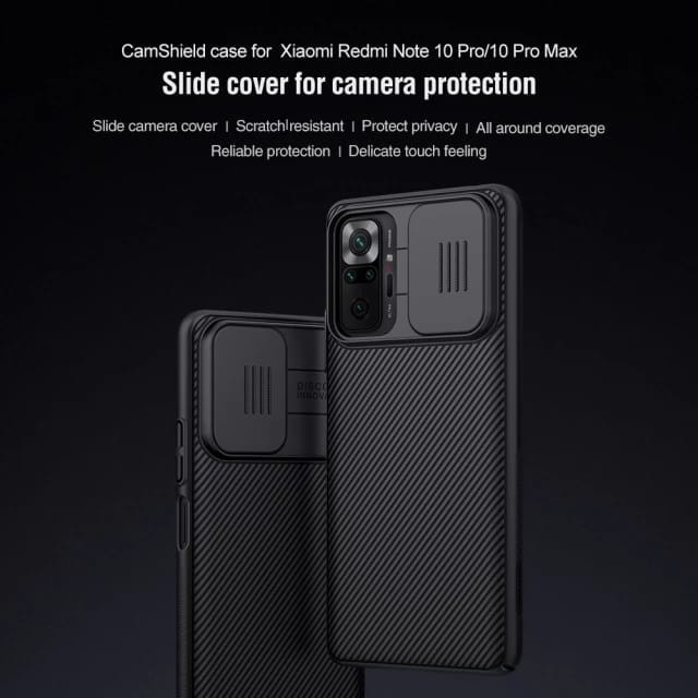 CAMSHIELD XIAOMI REDMI NOTE 10 PRO 10S 9 PRO HARD CASE CAMERA PROTECT SLIDE COVER