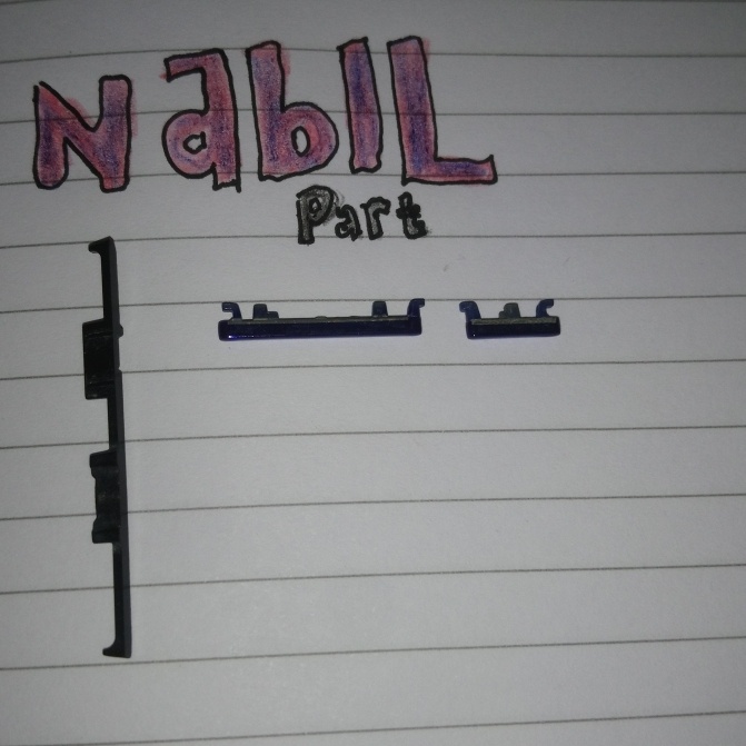 Tombol power dan volume Redmi note 8 original - Putih