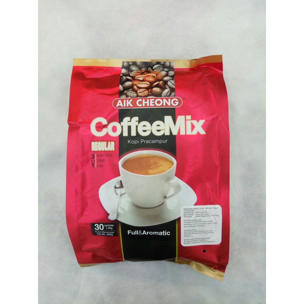 

AIK CHEONG COFFEE MIX 600GRAM