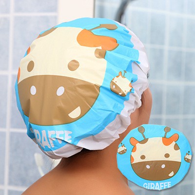 Penutup Kepala Karakter - Cap mandi - Shower Cap - Topi Mandi