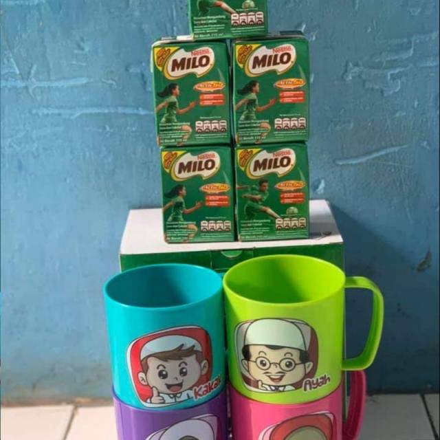 

Milo free gelas