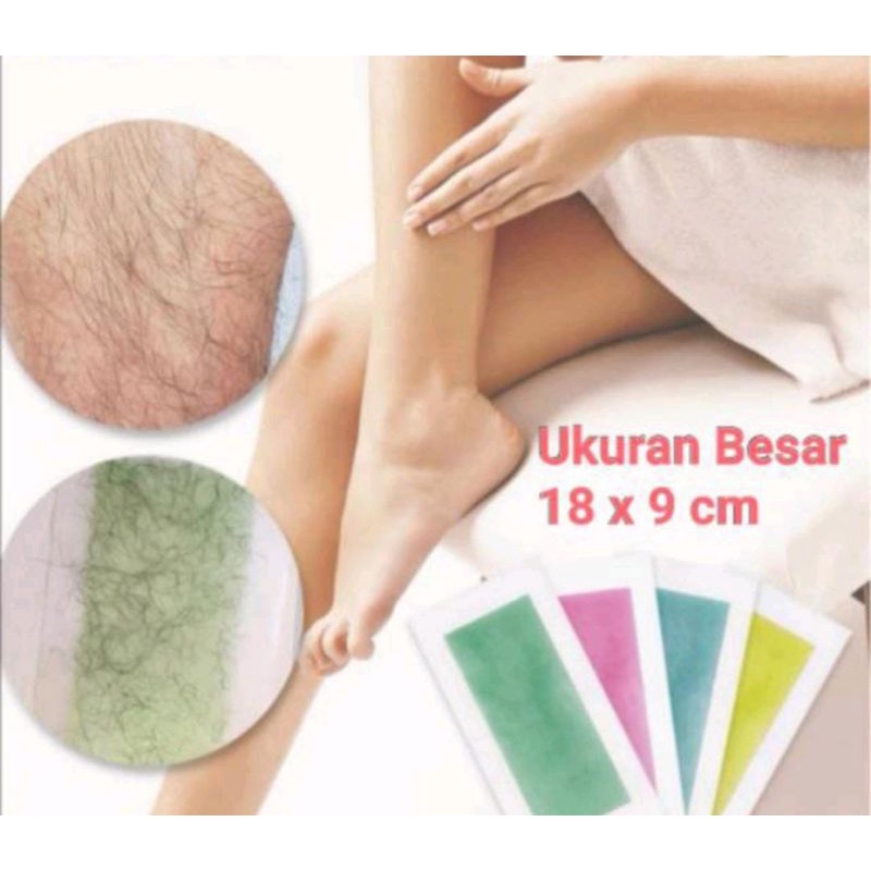 Hair Removal Strip / Waxing Strip/Paper Wax / Pencabut Bulu / Cold WaxCold Wax Hair Removal Strip Perontok Pencabut Bulu Paper