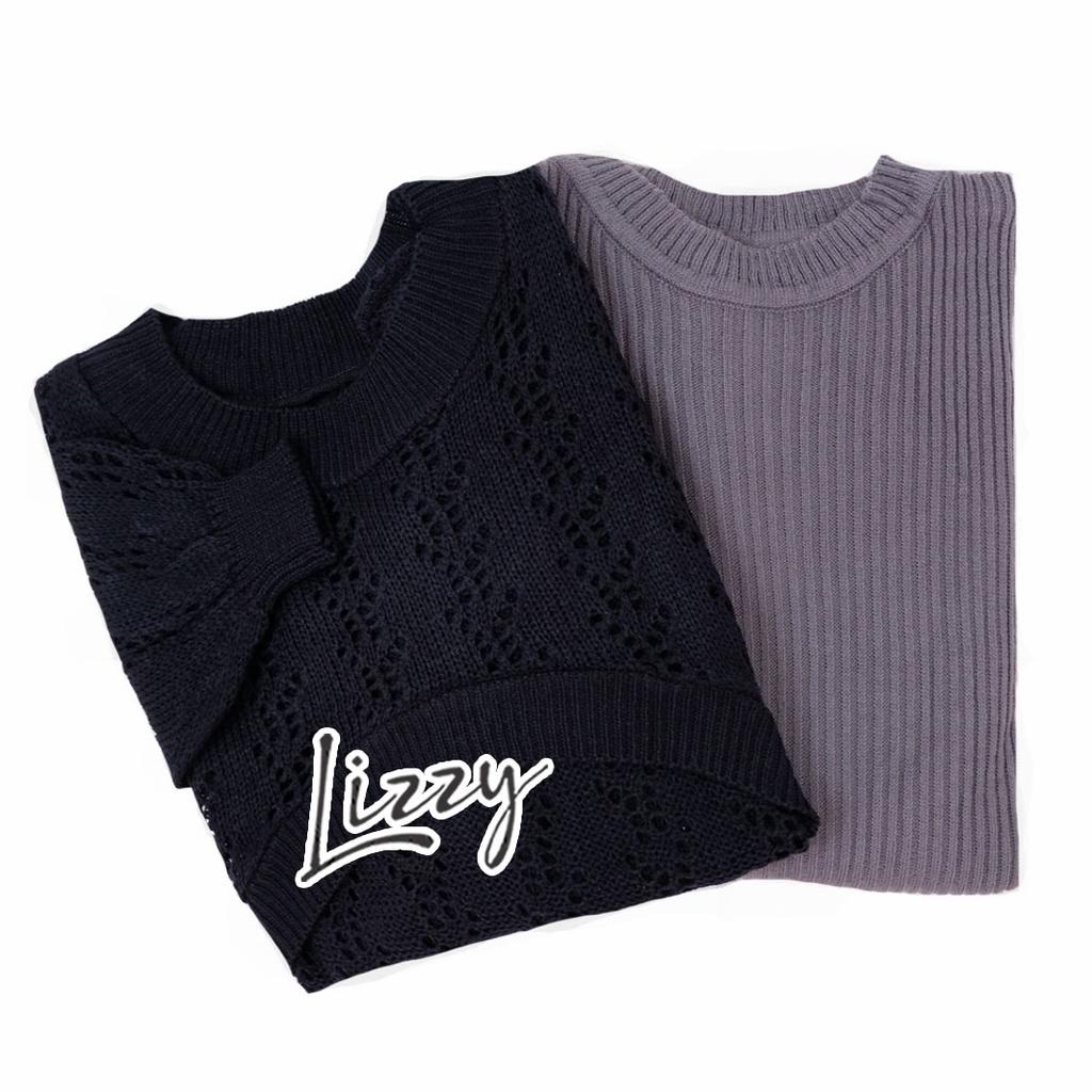 Lizzy - ONE SET FREYA PREMIUM-Dark Grey - Black