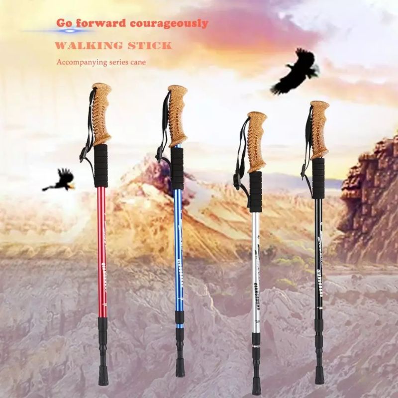 TONGKAT HIKING TREKKING ALPENSTOCKS POLE TRACKING POLE TREKING POLE TREKKING POLE TREKKING POLE NATU
