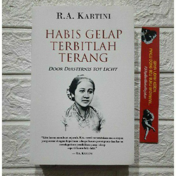 Jual Buku habis gelap terbitlah terang buku R.A Kartini Buku Original