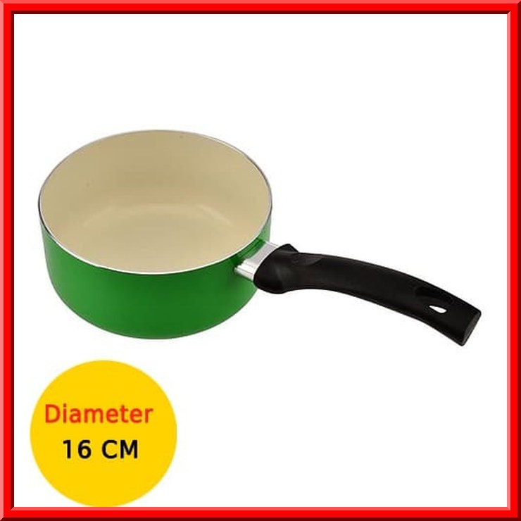 STOK BARU! - FINCOOK CERAMIC SAUCE PAN 16 CM - CSP1603 - PANCI SET MURAH