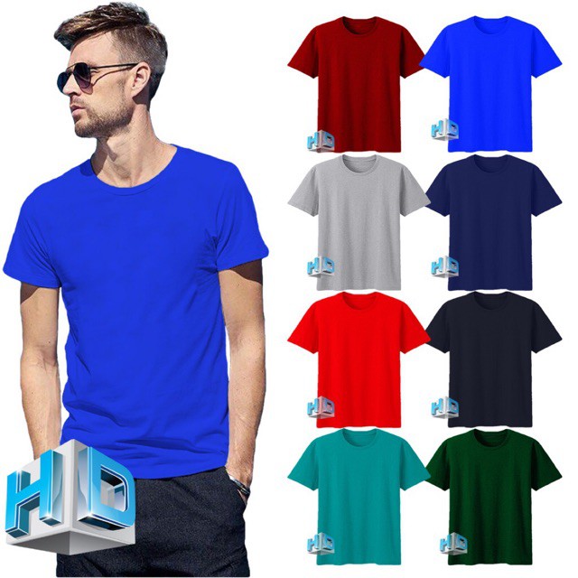 HD | kaos polos pria | kaos oblong cotton combed 30s | baju polos pria | kaos distro pria