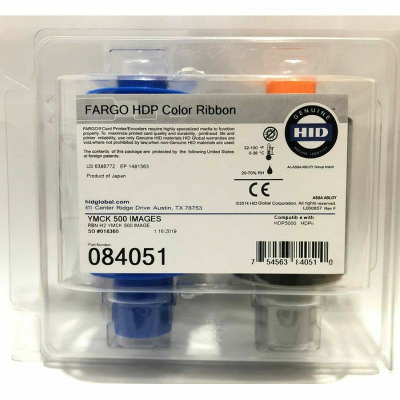Ribbon Fargo Color YMCK - HDP 5000  PN:084051