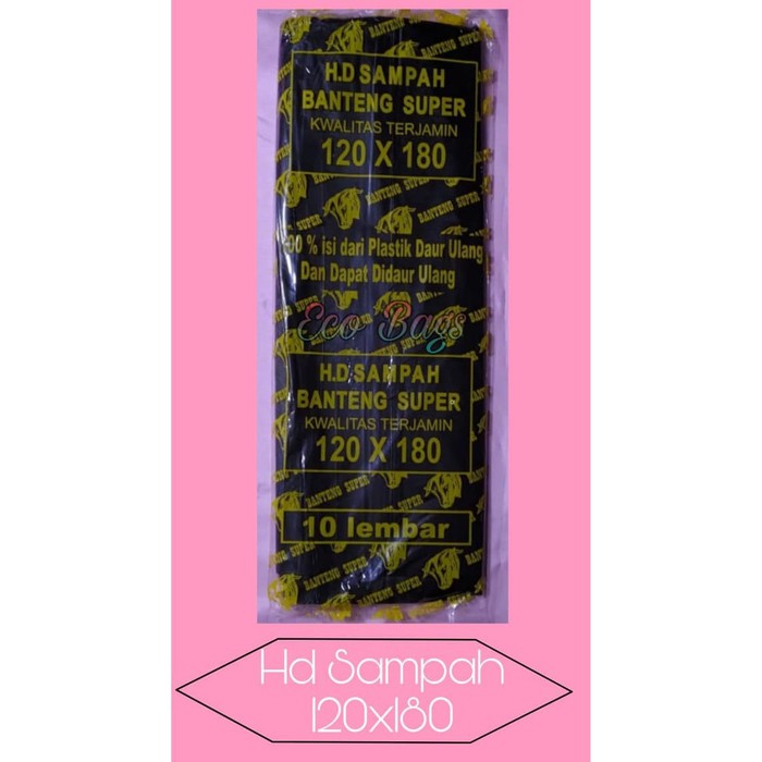 Kantong Plastik Sampah 120 x 180 , Kantong Sampah Hitam, HD Sampah