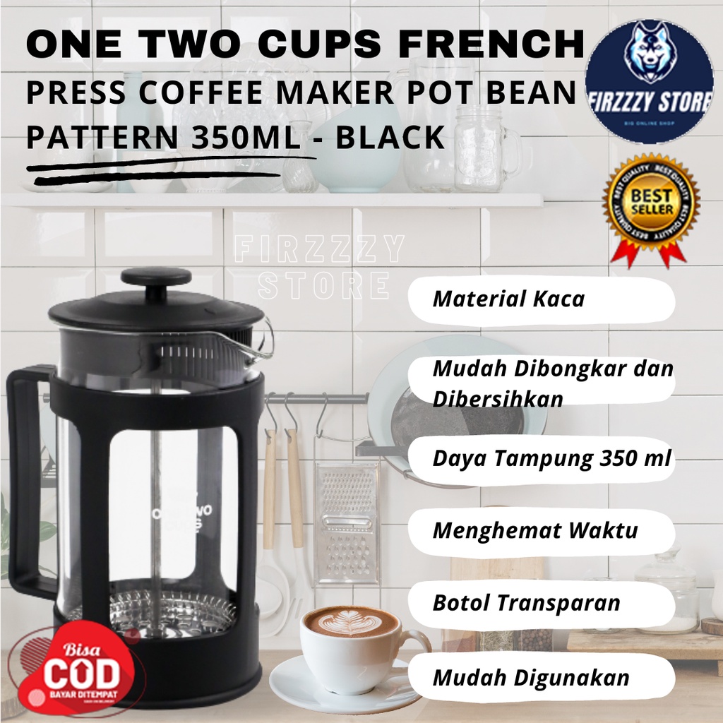 French Press Coffee Maker Pot Bean Patter and Tea Plunger Press