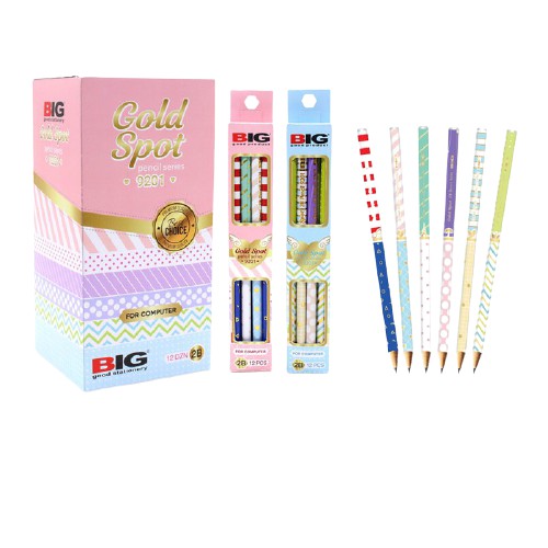 Pensil 2B 9201 Gold Spot BIG Ecer 1 Pcs