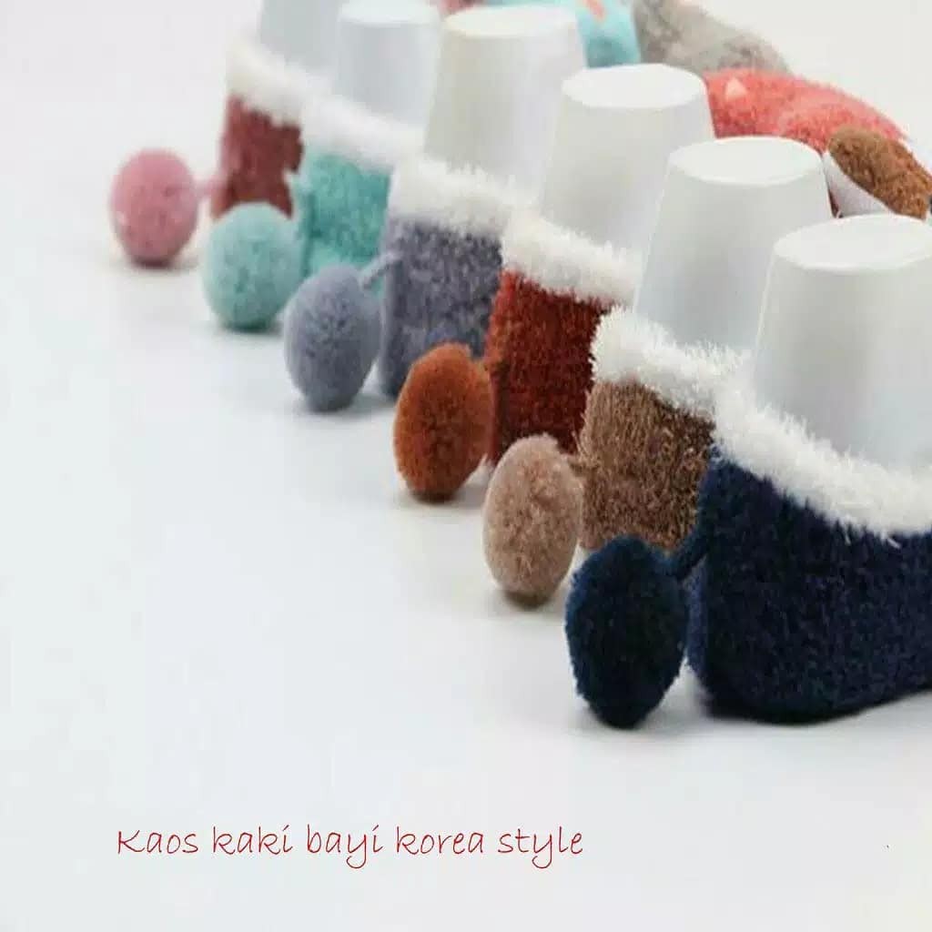 Kaos Kaki Bayi Bulu Halus prewalker socks baby Motif animal korean style 0-1thn lucu import