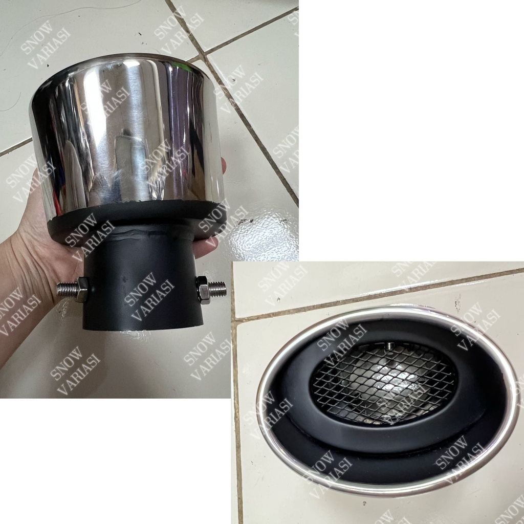 Buntut Knalpot Muffler Jaring Racing Mobil Universal