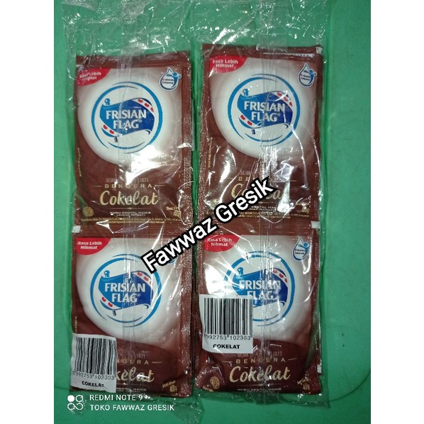 Bendera Coklat - Frisian Flag Susu Kental Manis SKM Sachet 6x40 gr