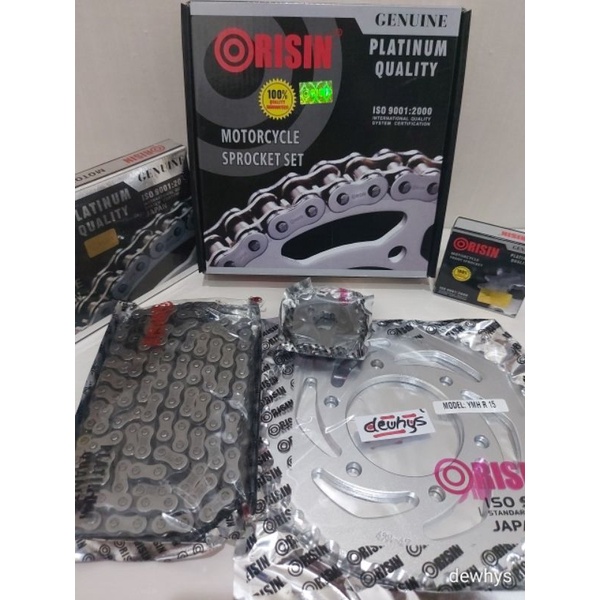 ORISIN PLATINUM Girset Rantai Gir Paket Yamaha R15