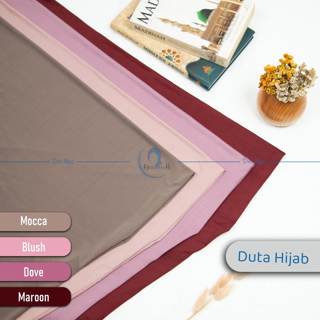 Jilbab Bergo Hamidah Non Pet | Khimar Daisy Instan Bergo Malay Jersey Premium