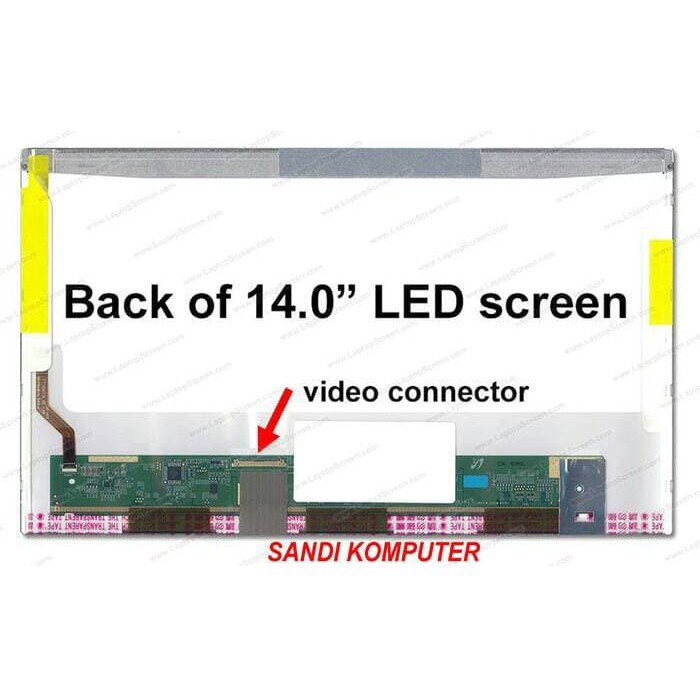 Promo LCD LED Laptop HP CQ42 CQ43 14 Inch tebal Berkualitas