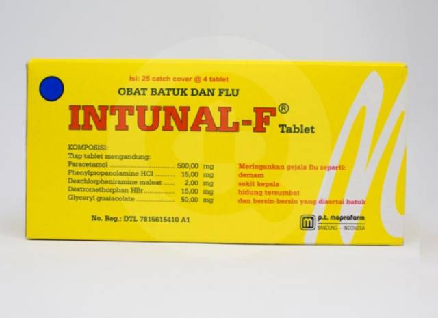 Intunal Forte strip 4 tablet